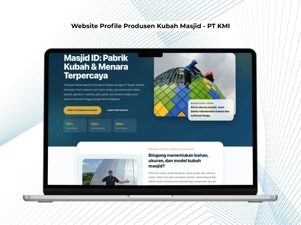 Website Produsen Kubah Masjid